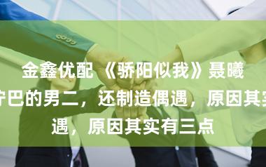 金鑫优配 《骄阳似我》聂曦光喜欢拧巴的男二，还制造偶遇，原因其实有三点