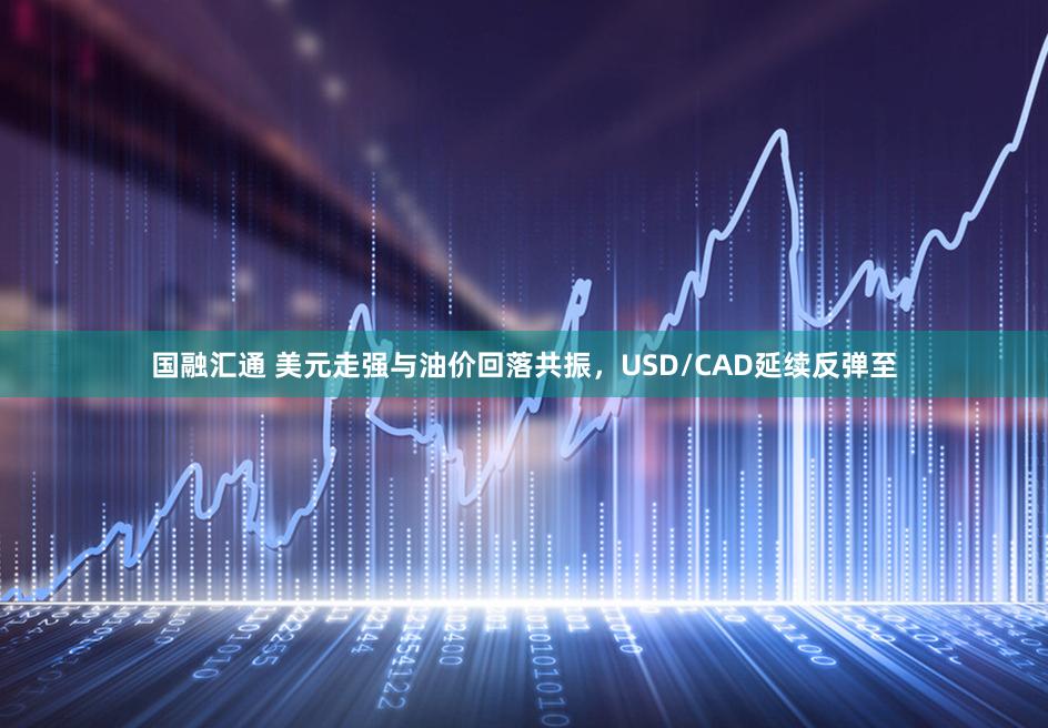 国融汇通 美元走强与油价回落共振,USD/CAD延续反弹至