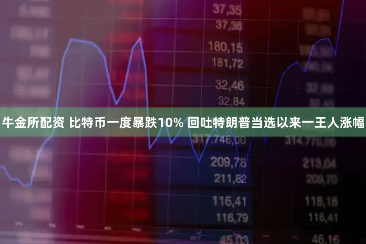 牛金所配资 比特币一度暴跌10% 回吐特朗普当选以来一王人涨幅