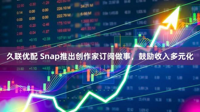 久联优配 Snap推出创作家订阅做事，鼓励收入多元化