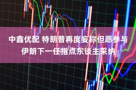 中鑫优配 特朗普再度妄称但愿参与伊朗下一任指点东谈主采纳