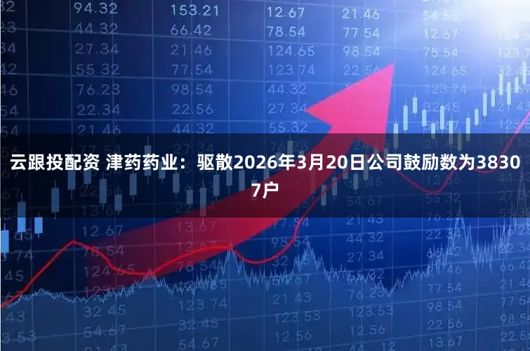 云跟投配资 津药药业：驱散2026年3月20日公司鼓励数为38307户