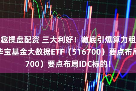 趣操盘配资 三大利好！澈底引爆算力租借板块！华宝基金大数据ETF（516700）要点布局IDC标的！